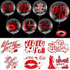 Leyndo 72 Valentines Day Bobo Balloon Decorations Include 48 Pcs 20 Inch Bubble Transparent Balloons 24 Pcs Valentines Day Heart Bobo Balloon Stickers for Valentine Supplies (Classic Style) Leyndo 72 Valentines Day Bobo Balloon Decorations Include 48 Pcs 20 Inch Bubble Transparent Balloons 24 Pcs Valentines Day Heart Bobo Balloon Stickers for Valentine Supplies (Classic Style)
