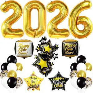 KatchOn, Happy New Years Balloons Set - 40 Inch, Pack of 42 | 2026 Balloons for Happy New Years Decorations 2026 | Happy New Year 2026 Nye Balloon | New Years Eve Party Supplies 2026, NYE Decorations KatchOn, Happy New Years Balloons Set - 40 Inch, Pack of 42 | 2026 Balloons for Happy New Years Decorations 2026 | Happy New Year 2026 Nye Balloon | New Years Eve Party Supplies 2026, NYE Decorations