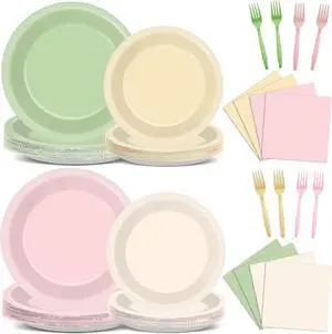 96Pcs Pink and Sage Green Birthday Party Decorations Olive Dusty Pink Metallic Gold Nude Paper Plates and Napkins Boho Tablewares for Girl Birthday Baby Shower Bachelorette Party Supplies 24 Guest 96Pcs Pink and Sage Green Birthday Party Decorations Olive Dusty Pink Metallic Gold Nude Paper Plates and Napkins Boho Tablewares for Girl Birthday Baby Shower Bachelorette Party Supplies 24 Guest