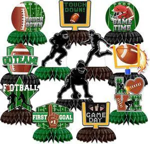 12PCS Football Party Decorations Honeycomb Centerpieces, Football Table Decorations Table Toppers for Gameday Tailgate Birthday Party Supplies 12PCS Football Party Decorations Honeycomb Centerpieces, Football Table Decorations Table Toppers for Gameday Tailgate Birthday Party Supplies