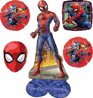 Spiderman Birthday Party Supplies Airloonz Balloon Bouquet Decorations Spiderman Birthday Party Supplies Airloonz Balloon Bouquet Decorations