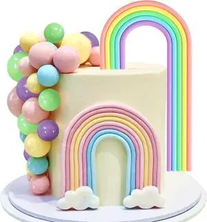 21 PCS Pastel Rainbow Cake Topper,Boho Cake decoration Include Boho Rainbow Cake Topper and Colorful Balls Cake Decorations for Wedding Baby Shower Birthday Party Supplies 21 PCS Pastel Rainbow Cake Topper,Boho Cake decoration Include Boho Rainbow Cake Topper and Colorful Balls Cake Decorations for Wedding Baby Shower Birthday Party Supplies