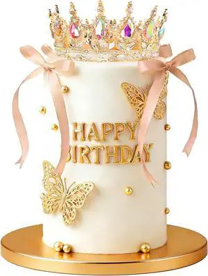 19Pcs Gold Crown Cake Topper Queen Crown Tiara for Princess Birthday Party Decor Gold Bows Crowns for Cake Decorations Queen Themed Wedding Party Supplies 19Pcs Gold Crown Cake Topper Queen Crown Tiara for Princess Birthday Party Decor Gold Bows Crowns for Cake Decorations Queen Themed Wedding Party Supplies