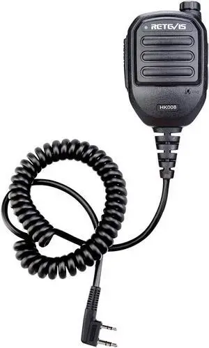 Retevis HK008 Shoulder Speaker Mic, Volume Adjustable Walkie Talkie Mic Compatible RT68 RT85 RT81 RT86 RT19 H-777S RB26 RB28 RB29 RB89 RA89 Baofeng UV-5R BF-F8hp 5RM Walkie Talkie(1 Pack) Retevis HK008 Shoulder Speaker Mic, Volume Adjustable Walkie Talkie Mic Compatible RT68 RT85 RT81 RT86 RT19 H-777S RB26 RB28 RB29 RB89 RA89 Baofeng UV-5R BF-F8hp 5RM Walkie Talkie(1 Pack)