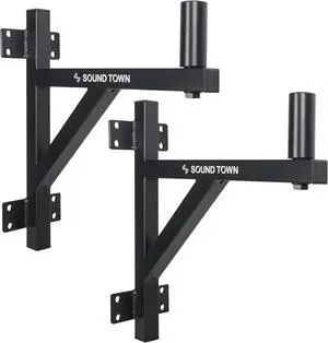 Sound Town 2-Pack Wall Mount Speaker Brackets, Fits 35mm Speaker Mounts (STWSD-F15A-PAIR) Sound Town 2-Pack Wall Mount Speaker Brackets, Fits 35mm Speaker Mounts (STWSD-F15A-PAIR)