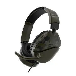 Turtle Beach Recon 70 Wired Multiplatform Gaming Headset for Xbox, PC, PS5 | Xbox Series X|S, Xbox One, PlayStation, PS4, Mobile, Flip-to-Mute Mic, 40mm Speakers, Lightweight, Soft Earpads, Green Camo Turtle Beach Recon 70 Wired Multiplatform Gaming Headset for Xbox, PC, PS5 | Xbox Series X|S, Xbox One, PlayStation, PS4, Mobile, Flip-to-Mute Mic, 40mm Speakers, Lightweight, Soft Earpads, Green Camo