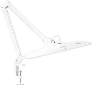 Neatfi Elite HD XL Desk Lamp 1,600 Lumens, 22 Wide Head, 6500K Daylight | Non-Polar Dimming, Adjustable | Office, Study & Home Workspace (White, Non-CCT with Clamp, 22 Inches) Neatfi Elite HD XL Desk Lamp 1,600 Lumens, 22 Wide Head, 6500K Daylight | Non-Polar Dimming, Adjustable | Office, Study & Home Workspace (White, Non-CCT with Clamp, 22 Inches)