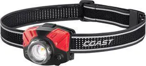 Coast® FL75R Rechargeable 1000 Lumen Dual Color Twist Focus LED Headlamp, Black Coast® FL75R Rechargeable 1000 Lumen Dual Color Twist Focus LED Headlamp, Black