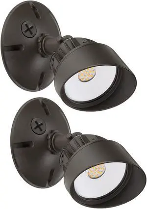 Maxxima LED Brown Outdoor Flood Security Wall Light 800 Lumens 3000K 2 Pack | Exterior Security Light, Adjustable Head, Warm White, Exterior Lighting Maxxima LED Brown Outdoor Flood Security Wall Light 800 Lumens 3000K 2 Pack | Exterior Security Light, Adjustable Head, Warm White, Exterior Lighting