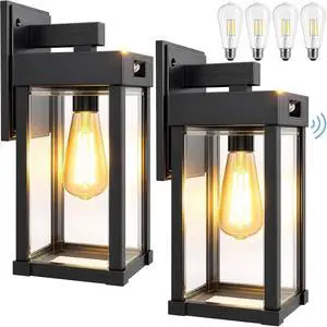 Solar Wall Lights Outdoor, Solar Sconce Lantern with 3 Lighting Modes & Motion Sensor, Porch Light Fixture Outside Waterproof with Clear Panel for Garage Yard Front Door Shed (2 Pack) Solar Wall Lights Outdoor, Solar Sconce Lantern with 3 Lighting Modes & Motion Sensor, Porch Light Fixture Outside Waterproof with Clear Panel for Garage Yard Front Door Shed (2 Pack)