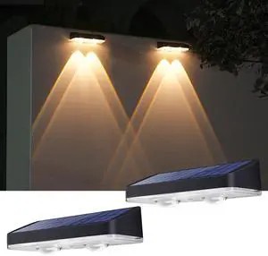 Solar Lights Outdoor Waterproof 3000K/4000K/6000K 3 Modes Solar Powered Dusk to Dawn Lighting for Mailbox, House Number, Address, Sign(2 Pack) Solar Lights Outdoor Waterproof 3000K/4000K/6000K 3 Modes Solar Powered Dusk to Dawn Lighting for Mailbox, House Number, Address, Sign(2 Pack)