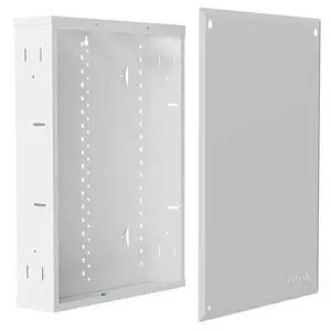 Legrand On-Q 20-Inch Structured Wiring Enclosure with Screw-On Cover, Durable Steel, Cable Management, Recessed or Surface Mount, Compatible with On-Q Accessories, Glossy White Legrand On-Q 20-Inch Structured Wiring Enclosure with Screw-On Cover, Durable Steel, Cable Management, Recessed or Surface Mount, Compatible with On-Q Accessories, Glossy White