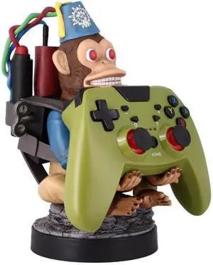 Exquisite Gaming: Call of Duty: Monkeybomb - Original Mobile Phone & Gaming Controller Holder, Device Stand, Cable Guys, Licensed Figure Exquisite Gaming: Call of Duty: Monkeybomb - Original Mobile Phone & Gaming Controller Holder, Device Stand, Cable Guys, Licensed Figure