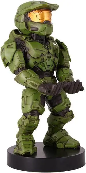 Exquisite Gaming: Halo: Master Chief - Mobile Phone & Gaming Controller Holder, Device Stand, Cable Guys, Xbox Licensed Figure, Green Exquisite Gaming: Halo: Master Chief - Mobile Phone & Gaming Controller Holder, Device Stand, Cable Guys, Xbox Licensed Figure, Green