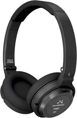 SoundMAGIC P23BT Portable On Ear Bluetooth Headphones CVC Noise Canceling Microphone HiFi Sound Stable Wireless Signal Connection Long Playtime with Detachable Cable for Game Black SoundMAGIC P23BT Portable On Ear Bluetooth Headphones CVC Noise Canceling Microphone HiFi Sound Stable Wireless Signal Connection Long Playtime with Detachable Cable for Game Black