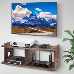 Floating Shelves Projector Shelf Rack PlayStation Wall Mount Holder TV Stand WiFi Router Storage Box Modem Cable Box Cover Hider TV Shelf for Xbox DVD Players Games Consoles TV Floating Shelves Projector Shelf Rack PlayStation Wall Mount Holder TV Stand WiFi Router Storage Box Modem Cable Box Cover Hider TV Shelf for Xbox DVD Players Games Consoles TV