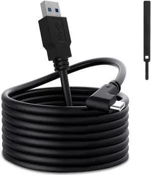 16FT Link Cable for Oculus Quest3/Quest 2, High Speed Data Transfer Charging Cable USB 3.0 to USB C Cable Charger for Oculus Quest 2 Accessories VR Headset Gaming to PC 16FT Link Cable for Oculus Quest3/Quest 2, High Speed Data Transfer Charging Cable USB 3.0 to USB C Cable Charger for Oculus Quest 2 Accessories VR Headset Gaming to PC