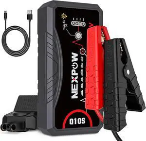 NEXPOW Car Jump Starter 2026 Upgraded Car Battery Jump Starter Pack 3000A Peak for Up to 9.0L Gas and 7.0L Diesel Engine 12V Auto Battery starter Jumper Cables Portable Lithium Jump Box with USB QC3.0 NEXPOW Car Jump Starter 2026 Upgraded Car Battery Jump Starter Pack 3000A Peak for Up to 9.0L Gas and 7.0L Diesel Engine 12V Auto Battery starter Jumper Cables Portable Lithium Jump Box with USB QC3.0