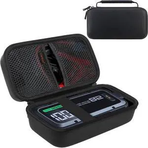 Canboc Hard Carrying Case for Alpha85 Jump Starter - 2000 Amp 20000mAh Car Starter, Mesh Bag for Jumper Cable, AC Wall Charger, Black Canboc Hard Carrying Case for Alpha85 Jump Starter - 2000 Amp 20000mAh Car Starter, Mesh Bag for Jumper Cable, AC Wall Charger, Black