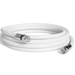 THE CIMPLE CO Solid Copper Coaxial Cable 10 FT - RG6 Coax | For TVs, Antennas, Internet, CATV, Audio/Video, RVs - Indoor/Outdoor Coax Cable 10 Feet (3 Meters), White THE CIMPLE CO Solid Copper Coaxial Cable 10 FT - RG6 Coax | For TVs, Antennas, Internet, CATV, Audio/Video, RVs - Indoor/Outdoor Coax Cable 10 Feet (3 Meters), White