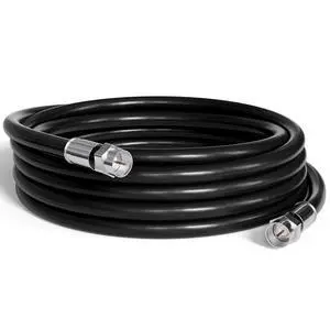 THE CIMPLE CO - RG6 Coaxial Cable 25 FT - RG6 Coax Cable for TVs, Antennas, Internet, CATV, Audio/Video - Dual Shielded Indoor/Outdoor Coax Wire 25 Feet (7 Meters), Black THE CIMPLE CO - RG6 Coaxial Cable 25 FT - RG6 Coax Cable for TVs, Antennas, Internet, CATV, Audio/Video - Dual Shielded Indoor/Outdoor Coax Wire 25 Feet (7 Meters), Black