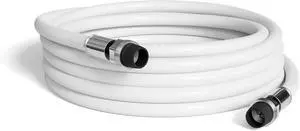 THE CIMPLE CO - RG6 Coaxial Cable 25 FT Outdoor - Indoor/Outdoor Dual Shielded Coax Cable for Satellite TV Antennas, Internet, CATV - Watertight Coax with Rubber Boots 25 Feet (7 Meters), White THE CIMPLE CO - RG6 Coaxial Cable 25 FT Outdoor - Indoor/Outdoor Dual Shielded Coax Cable for Satellite TV Antennas, Internet, CATV - Watertight Coax with Rubber Boots 25 Feet (7 Meters), White