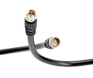 THE CIMPLE CO 75 FT RG6 Coaxial Cable with Male F-Type Connectors - Indoor/Outdoor Coax for Cable TV, Satellite, Antennas - 75 Ohm, 75 Feet (22 Meters), Black THE CIMPLE CO 75 FT RG6 Coaxial Cable with Male F-Type Connectors - Indoor/Outdoor Coax for Cable TV, Satellite, Antennas - 75 Ohm, 75 Feet (22 Meters), Black