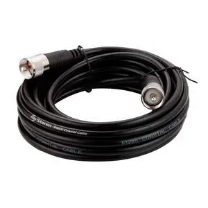 STEREN RG8X Coaxial Cable 20 ft, CB Coax Cable with PL259 UHF Connectors, Male to Male Low Loss 50 Ohm for HAM Radio, LMR400, Antenna Analyzer STEREN RG8X Coaxial Cable 20 ft, CB Coax Cable with PL259 UHF Connectors, Male to Male Low Loss 50 Ohm for HAM Radio, LMR400, Antenna Analyzer