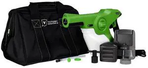Victory Innovations Cordless Electrostatic Handheld Sprayer for Disinfectants and Sanitizers, 360° Coverage, 3-in-1 Nozzle, Easy Fill Tank Covers 2,800 Sq Ft, Green, 33.8 Fl Oz (Pack of 1), (VP200ESK) Victory Innovations Cordless Electrostatic Handheld Sprayer for Disinfectants and Sanitizers, 360° Coverage, 3-in-1 Nozzle, Easy Fill Tank Covers 2,800 Sq Ft, Green, 33.8 Fl Oz (Pack of 1), (VP200ESK)