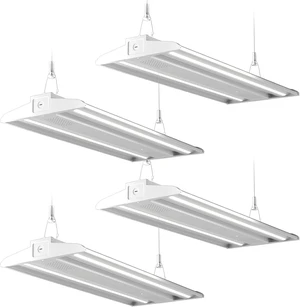 4FT LED Linear High Bay Light 265W 39750LM 5000K, ETL Listed Commercial Shop Light for Warehouse Garage Workshop Gym, 100-277V Industrial Lighting with 7-Year Warranty, 4-Pack 4FT LED Linear High Bay Light 265W 39750LM 5000K, ETL Listed Commercial Shop Light for Warehouse Garage Workshop Gym, 100-277V Industrial Lighting with 7-Year Warranty, 4-Pack