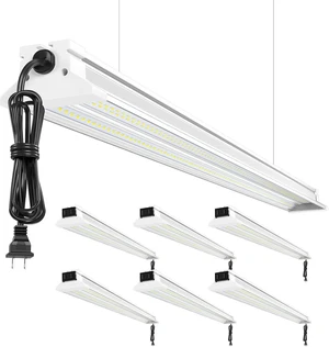 Upgrade Super Bright 6 Pack 60W LED Shop Lights 4FT 9000LM 5000K for Shop Upgrade Super Bright 6 Pack 60W LED Shop Lights 4FT 9000LM 5000K for Shop