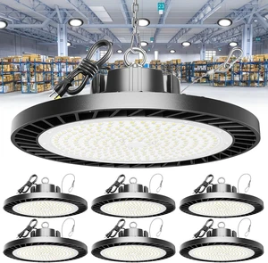 ONLYLUX 250W UFO LED High Bay Light, 37500LM 6000K High Bay Led Shop Lights ONLYLUX 250W UFO LED High Bay Light, 37500LM 6000K High Bay Led Shop Lights