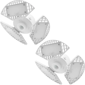LUXRITE LED Garage Light 80W, 8000 Lumens, 5000K (2 Pack) LUXRITE LED Garage Light 80W, 8000 Lumens, 5000K (2 Pack)