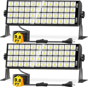 150W 18000LM Shop Light Bay Lighting, IP66 for Garage Workshop, 2 Pack 150W 18000LM Shop Light Bay Lighting, IP66 for Garage Workshop, 2 Pack