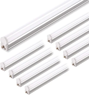 Barrina LED Shop Light, 4FT 2200lm 6500K T5 Fixture, 20W, Linkable, 8 Packs Barrina LED Shop Light, 4FT 2200lm 6500K T5 Fixture, 20W, Linkable, 8 Packs