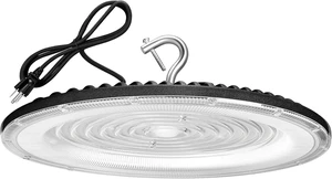 XYCN 100W UFO Led High Bay Light,IP66 Waterproof,120VAC,15050LM 5000K Daylight Area Lighting,with Plug Commercial Bay Lighting for Warehouse/Shop/Workshop/Barn/Gym/Factory XYCN 100W UFO Led High Bay Light,IP66 Waterproof,120VAC,15050LM 5000K Daylight Area Lighting,with Plug Commercial Bay Lighting for Warehouse/Shop/Workshop/Barn/Gym/Factory