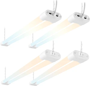 hykolity LED Shop Lights 4FT with Power Cord,5500LM,3 Power Level&3CCT hykolity LED Shop Lights 4FT with Power Cord,5500LM,3 Power Level&3CCT
