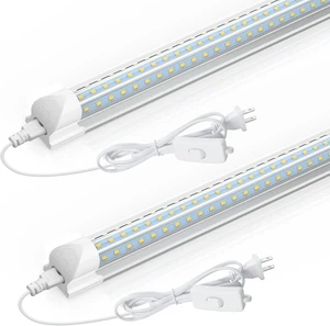 CNSUNWAY LED Shop Light 2FT, 25W 3750LM 6500K, D-Shape Linkable LED Light CNSUNWAY LED Shop Light 2FT, 25W 3750LM 6500K, D-Shape Linkable LED Light