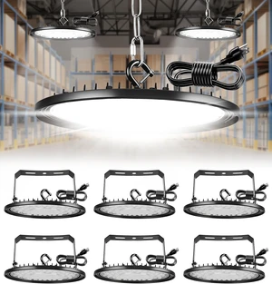 UFO LED High Bay Light, 150W, 25500 Lumens, 5000K 6 Pack | UFO LED High Bay Light, 150W, 25500 Lumens, 5000K 6 Pack |