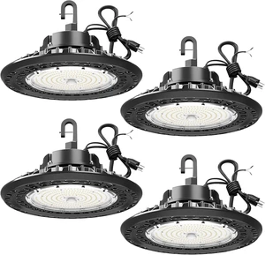 LED High Bay Light Super Bright Dimmable AC100-277V 240W 36000LM 5000K DLC/ETL Listed Lights 6ft with US Plug High Bay LED Light Warehouse Shop Barn Garage (4 Pack) LED High Bay Light Super Bright Dimmable AC100-277V 240W 36000LM 5000K DLC/ETL Listed Lights 6ft with US Plug High Bay LED Light Warehouse Shop Barn Garage (4 Pack)