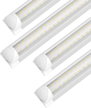 SHINESTAR 4FT Led Shop Lights, 40W 5000LM 5000K LED Shop Light Super Bright 75% Energy-Saving Linkable T8 Light Tube Integrated Fixture for Workshop Garage Basement, 4 Pack SHINESTAR 4FT Led Shop Lights, 40W 5000LM 5000K LED Shop Light Super Bright 75% Energy-Saving Linkable T8 Light Tube Integrated Fixture for Workshop Garage Basement, 4 Pack