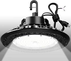 Led High Bay Light 240W 36000LM 5000K UFO ETL Listed Commercial Lights, 1-10v Dimmer High Bay LED Light Warehouse Workshop 6' Cable 100-277V Led High Bay Light 240W 36000LM 5000K UFO ETL Listed Commercial Lights, 1-10v Dimmer High Bay LED Light Warehouse Workshop 6' Cable 100-277V