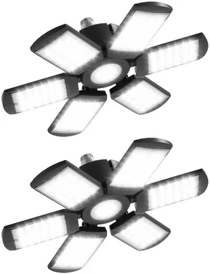 LED Garage Lights Bulb 200W 15000LM 6500K Led Shop Light with 6 Plus 1 Deformable Panels Basement Barn Ceiling Lights for E26/E27 LED Garage Lights Bulb 200W 15000LM 6500K Led Shop Light with 6 Plus 1 Deformable Panels Basement Barn Ceiling Lights for E26/E27