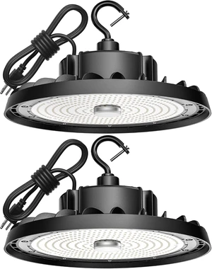 UFO LED High Bay Light 240W, 36,000lm 6000K AC 110-227V, 2PCS UFO LED High Bay Light 240W, 36,000lm 6000K AC 110-227V, 2PCS