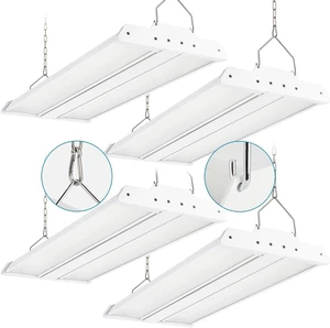 High Bay LED Shop Lights 200W/150W/100W Adjustable 28000LM 4 Pack High Bay LED Shop Lights 200W/150W/100W Adjustable 28000LM 4 Pack