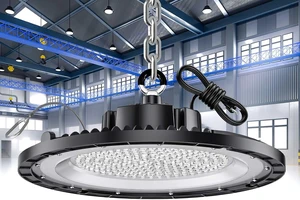THELUX 150W UFO LED High Bay Lights Super High Brightness 22,500LM for Warehouse, Workshop, Garage - 5000K Daylight, IP65 Waterproof Commercial Lighting (High & Low Bay) LED Shop Lights 1Pack THELUX 150W UFO LED High Bay Lights Super High Brightness 22,500LM for Warehouse, Workshop, Garage - 5000K Daylight, IP65 Waterproof Commercial Lighting (High & Low Bay) LED Shop Lights 1Pack