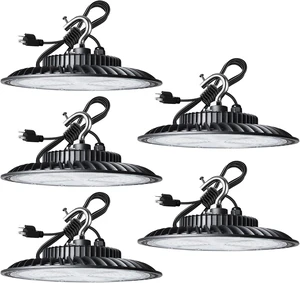 Lightdot 200W LED High Bay Lights, 5Pack Plug and Play High Bay LED Lights Lightdot 200W LED High Bay Lights, 5Pack Plug and Play High Bay LED Lights