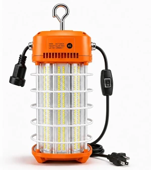 NS LED Temporary Work Light 150W, 24,750LM 5000K Construction Light, Linkable Up to 5 Lights, IP64 IK07 Portable Jobsite Lighting for Garage, Workshop, Warehouse NS LED Temporary Work Light 150W, 24,750LM 5000K Construction Light, Linkable Up to 5 Lights, IP64 IK07 Portable Jobsite Lighting for Garage, Workshop, Warehouse