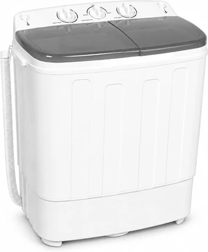Pataku Portable Washing Machine, 25.3 Lbs Compact Mini Washer and Dryer Combo,Twin Tub Laundry Washer with Spin Cycle, Soaking Function Ideal for Apartment, Dorms, RVs Camping, Grey Pataku Portable Washing Machine, 25.3 Lbs Compact Mini Washer and Dryer Combo,Twin Tub Laundry Washer with Spin Cycle, Soaking Function Ideal for Apartment, Dorms, RVs Camping, Grey