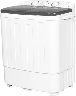 Bonusall Portable Washing Machine 25.3 Lbs 3 Capacity Sizes 6.6/25/28LBS, Lightweight Washer with Built-in Handle & Spin Dryer, Easy Operate Mini Laundry Washer for Apartments Dorms RVs Studio Closet Bonusall Portable Washing Machine 25.3 Lbs 3 Capacity Sizes 6.6/25/28LBS, Lightweight Washer with Built-in Handle & Spin Dryer, Easy Operate Mini Laundry Washer for Apartments Dorms RVs Studio Closet